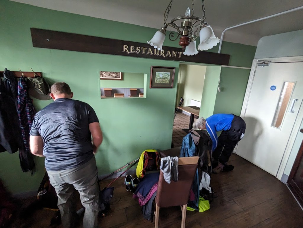 Removing wet clothes