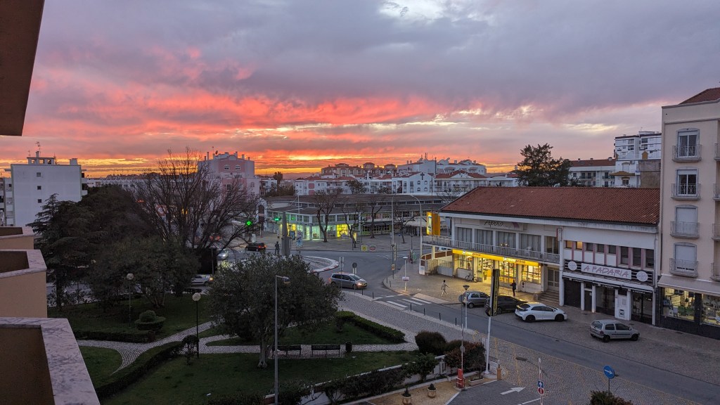 Sunset from balcony