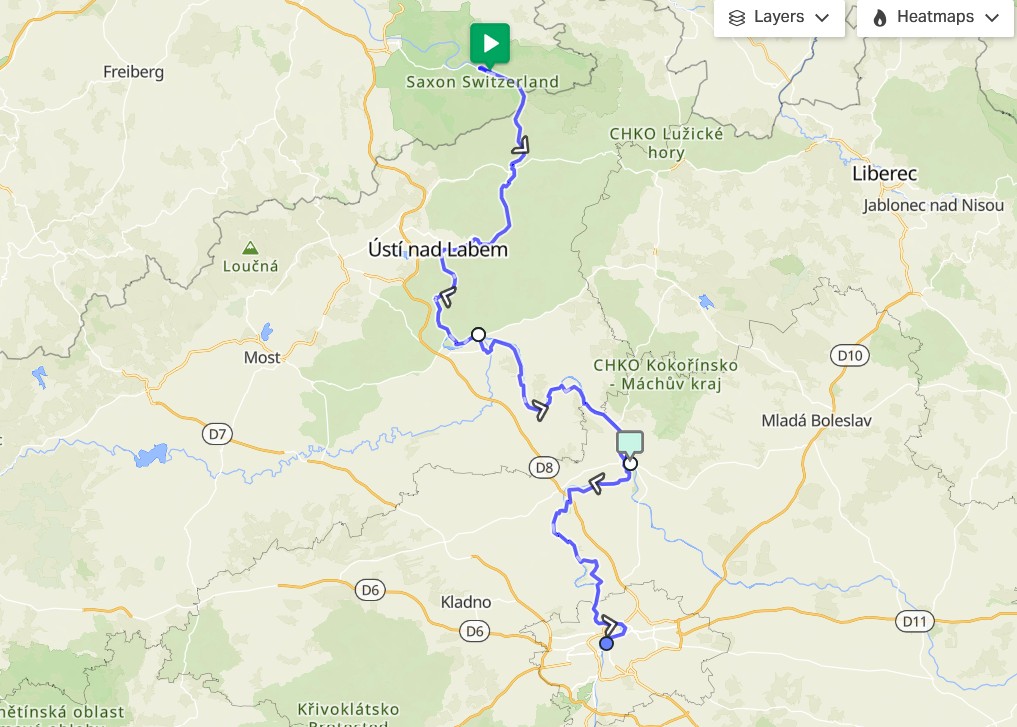 Bad Schandau to Prague