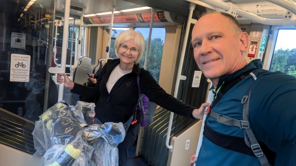 bikes on tram