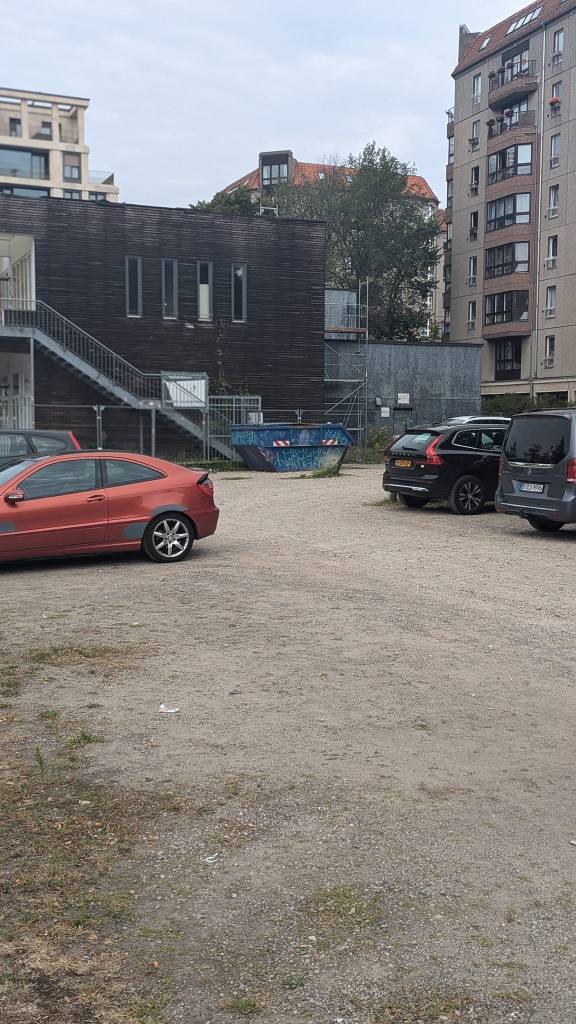car park where Hitler is buried.