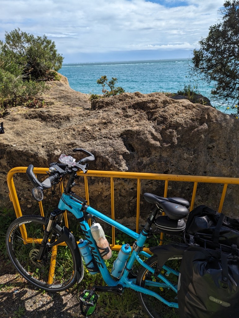Looking out over Atlantic 