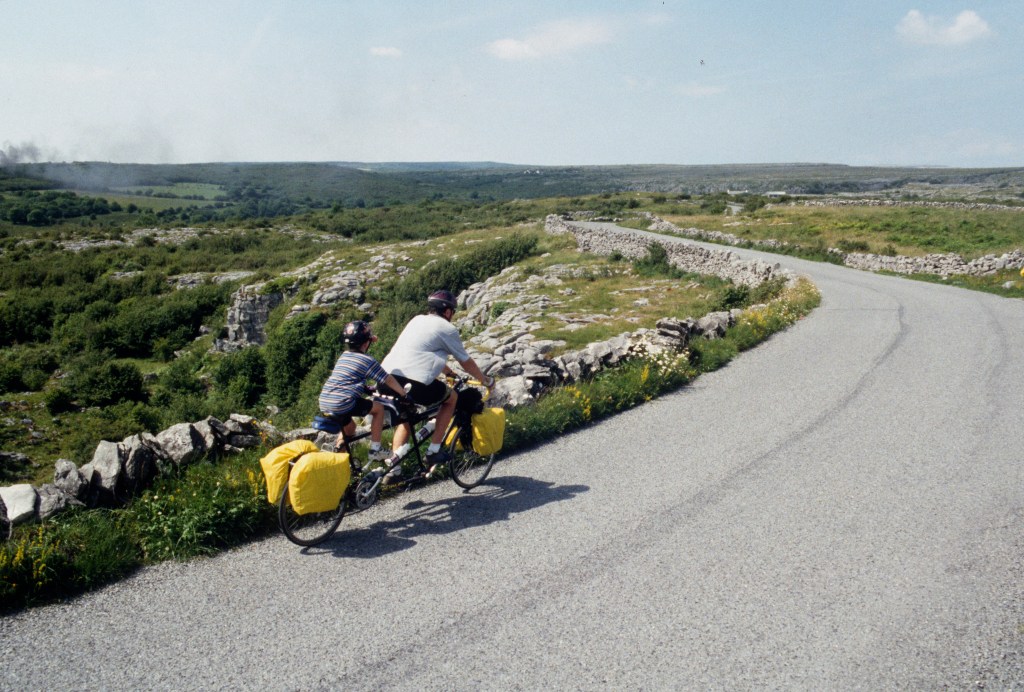 two people on tandem