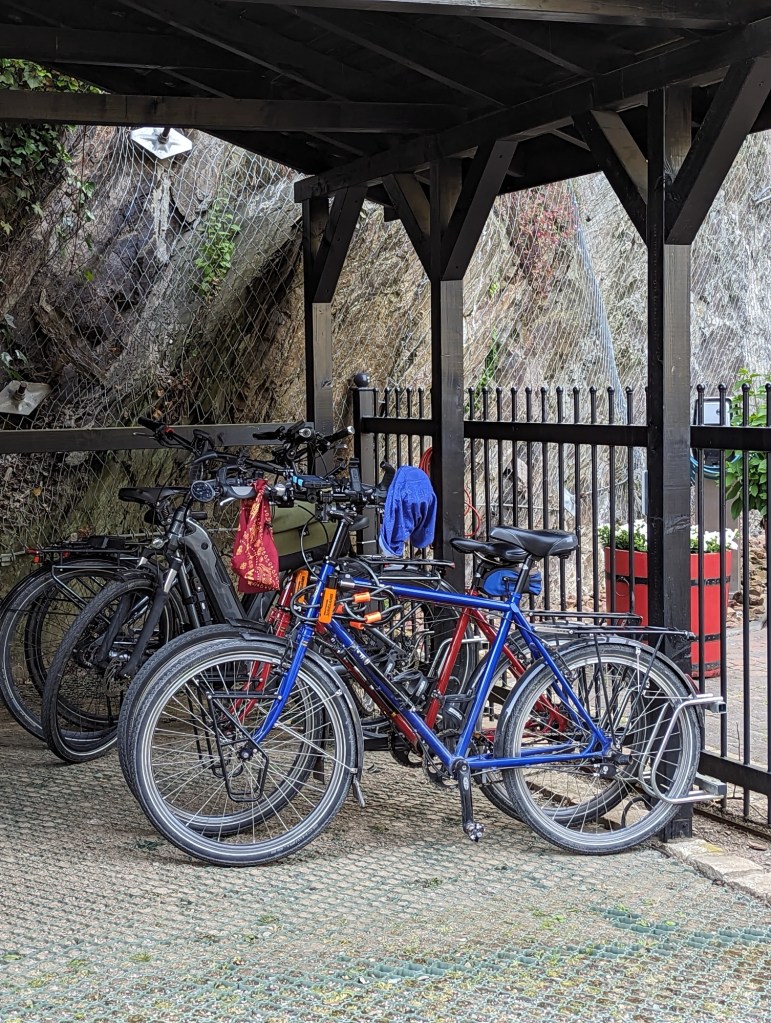 Bikes parked