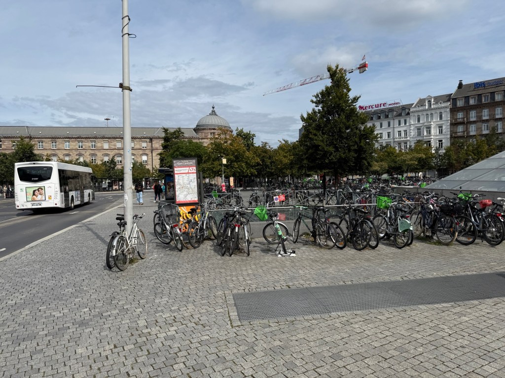 bikes at train station
